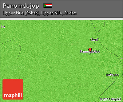 Political 3D Map of Panomdojop