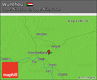 Political 3D Map of Wunthou