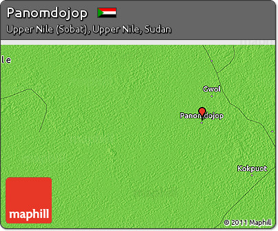 Political 3D Map of Panomdojop