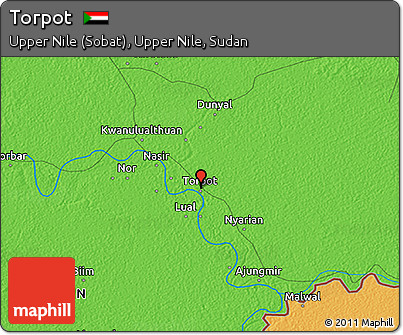 Political 3D Map of Torpot