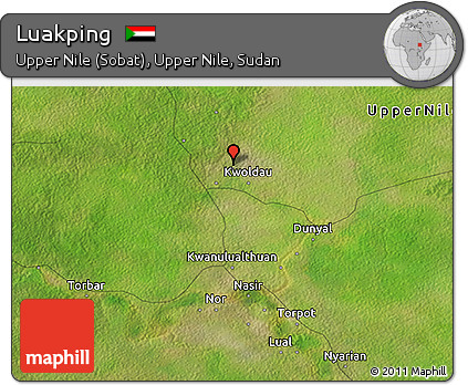 Satellite 3D Map of Luakping