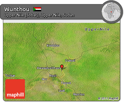 Satellite 3D Map of Wunthou