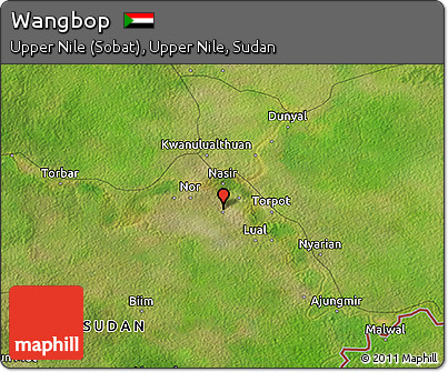 Satellite 3D Map of Wangbop