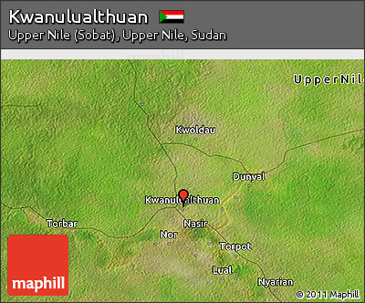 Satellite 3D Map of Kwanulualthuan
