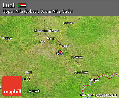 Satellite 3D Map of Lual