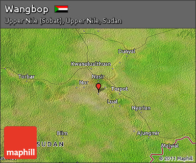 Satellite 3D Map of Wangbop