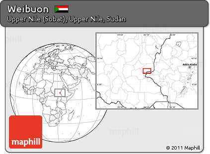Blank Location Map of Weibuon