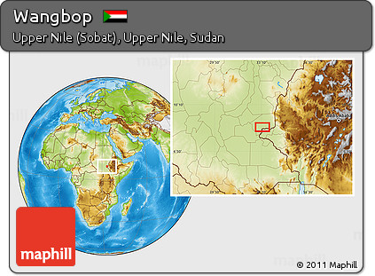 Physical Location Map of Wangbop