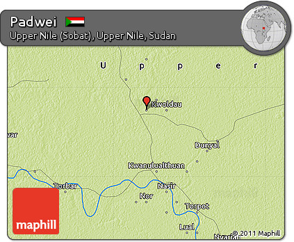 Physical Map of Padwei