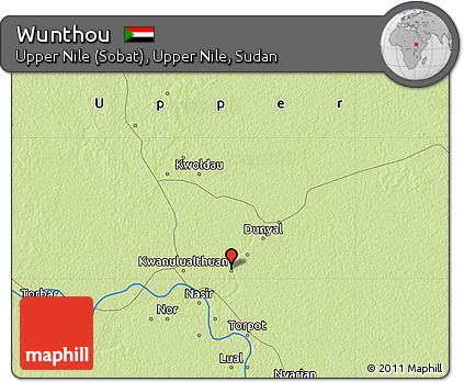 Physical Map of Wunthou