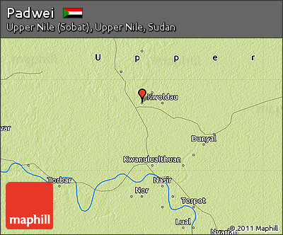 Physical Map of Padwei