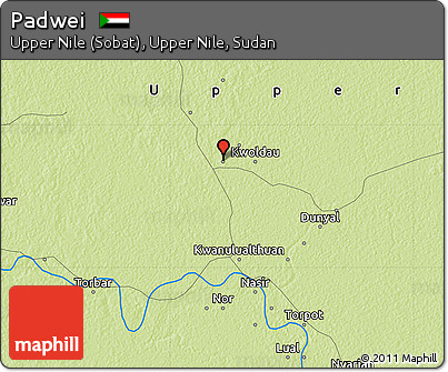 Physical Map of Padwei