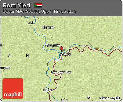 Physical Map of Rom Yieri