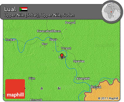 Political Map of Lual