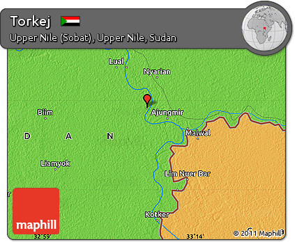 Political Map of Torkej