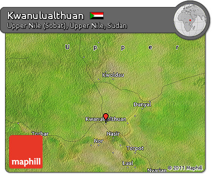 Satellite Map of Kwanulualthuan