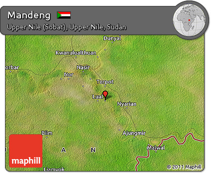 Satellite Map of Mandeng