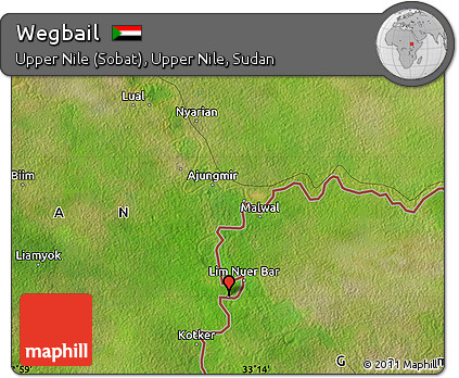 Satellite Map of Wegbail