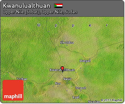 Satellite Map of Kwanulualthuan