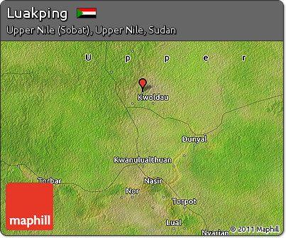 Satellite Map of Luakping