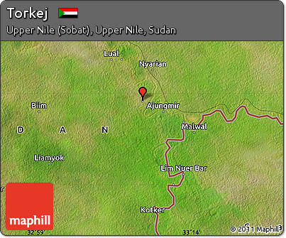 Satellite Map of Torkej