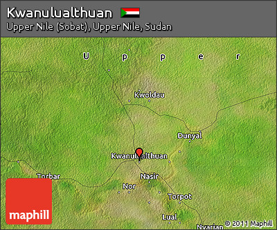 Satellite Map of Kwanulualthuan