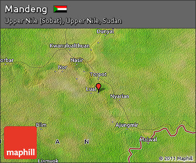 Satellite Map of Mandeng