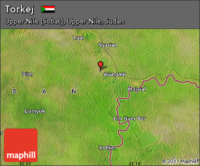Satellite Map of Torkej