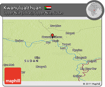 Physical Panoramic Map of Kwanulualthuan