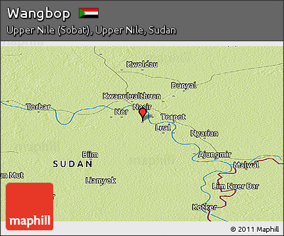 Physical Panoramic Map of Wangbop