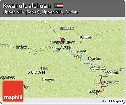 Physical Panoramic Map of Kwanulualthuan