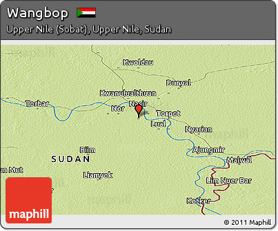 Physical Panoramic Map of Wangbop