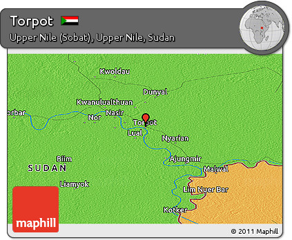 Political Panoramic Map of Torpot