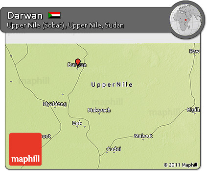 Physical 3D Map of Darwan