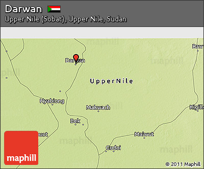 Physical 3D Map of Darwan
