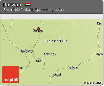 Physical 3D Map of Darwan
