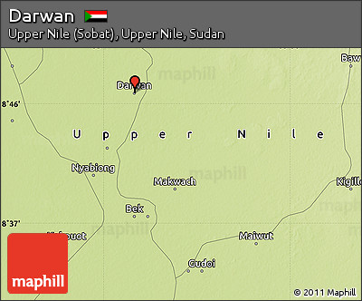 Physical Map of Darwan