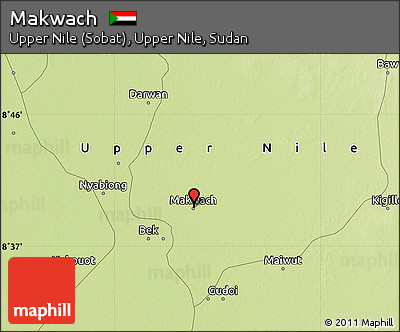 Physical Map of Makwach