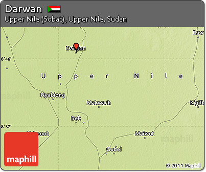 Physical Map of Darwan
