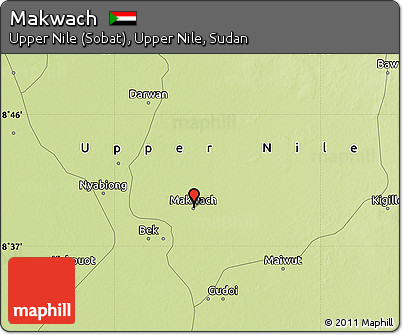 Physical Map of Makwach