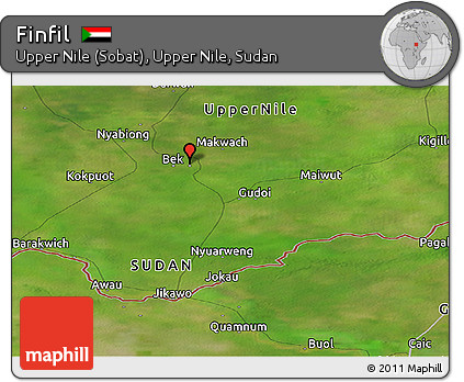 Satellite Panoramic Map of Finfil