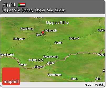 Satellite Panoramic Map of Finfil