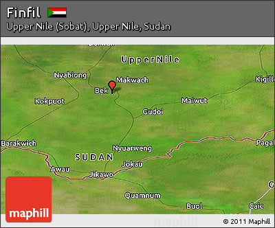 Satellite Panoramic Map of Finfil