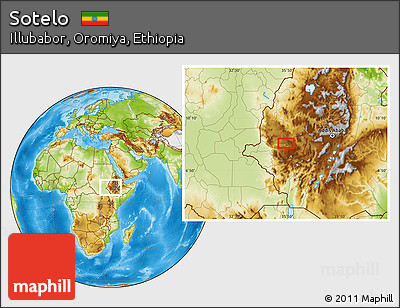 Physical Location Map of Sotelo