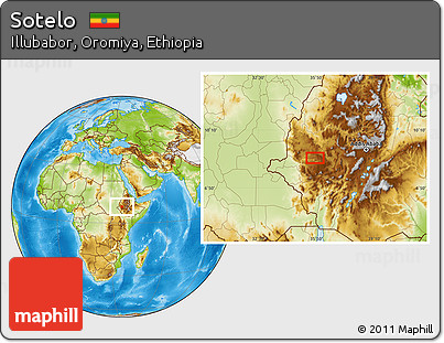 Physical Location Map of Sotelo