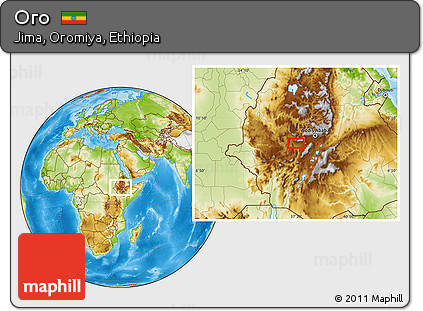 Physical Location Map of Oro