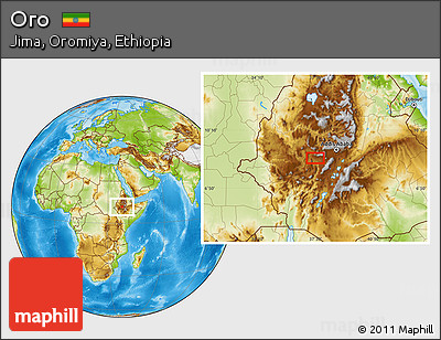 Physical Location Map of Oro