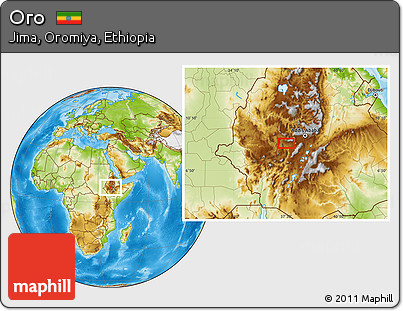 Physical Location Map of Oro