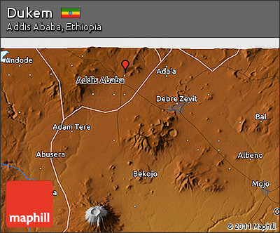 Physical 3D Map of Dukem