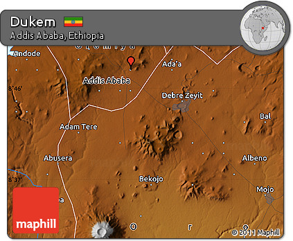 Physical Map of Dukem